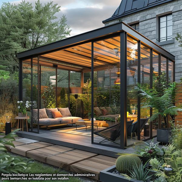 Pergola bioclimatique : les réglementations et les démarches administratives pour son installation