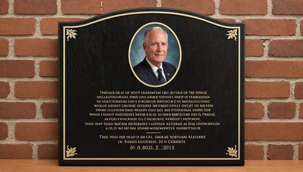 Plaque funéraire moderne : personnalisez un hommage éternel